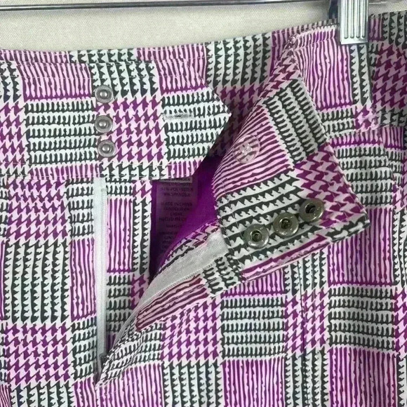 Jofit Golf Skirt Womans 16 Skort Pink Gray Active Performance Button Zip Pockets - Picture 8 of 16